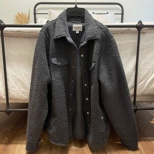 Sherpa shirt jacket